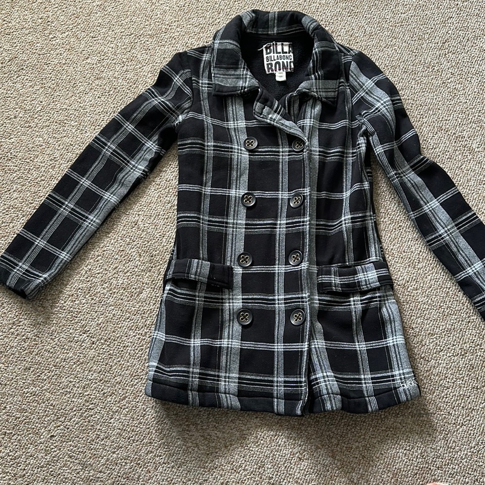 Billabong plaid jacket